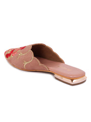 LA SAVIE Flat Sandal Mules For Women Pink