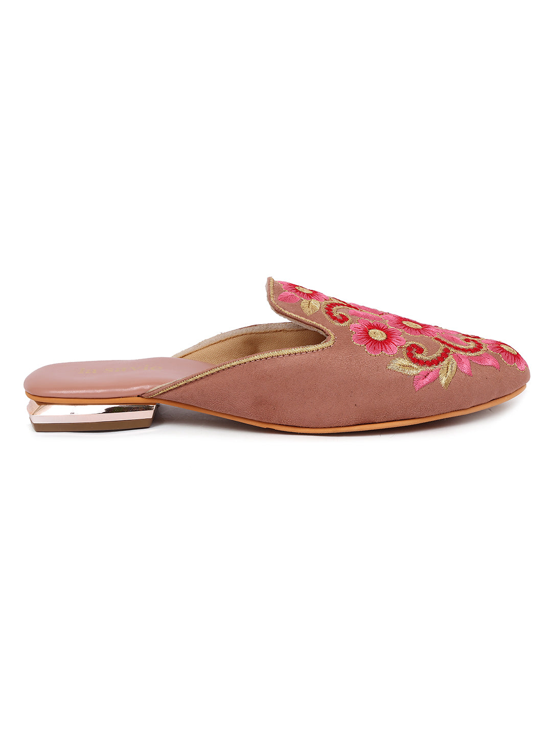 LA SAVIE Flat Sandal Mules For Women Pink