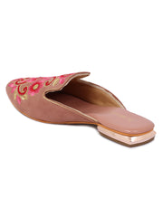 LA SAVIE Flat Sandal Mules For Women Pink