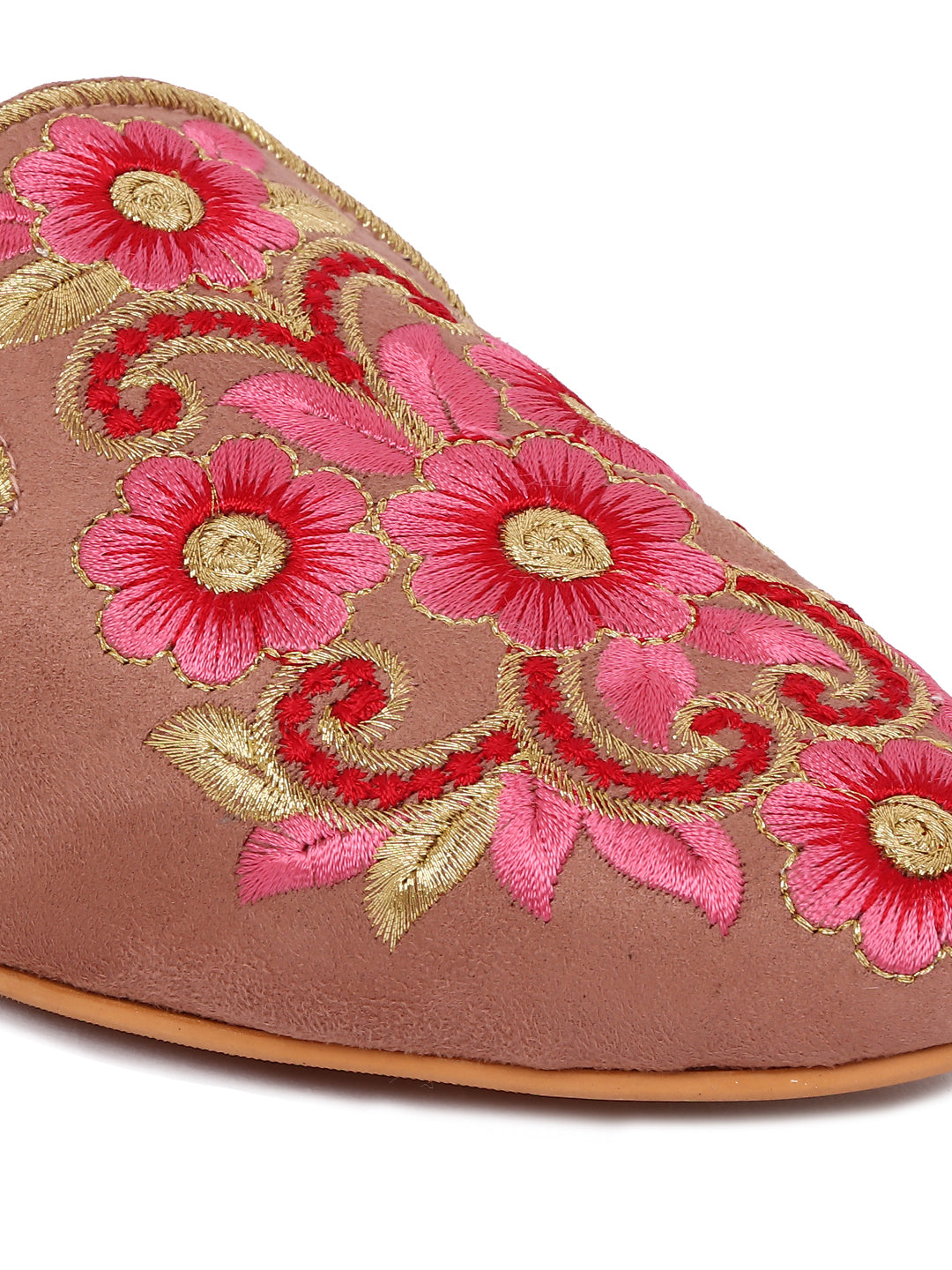 LA SAVIE Flat Sandal Mules For Women Pink