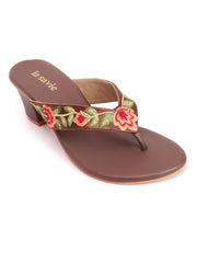 LA SAVIE Women Brown Flats Fashion Sandal