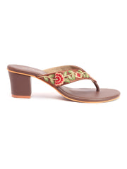 LA SAVIE Women Brown Flats Fashion Sandal