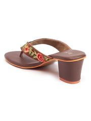 LA SAVIE Women Brown Flats Fashion Sandal