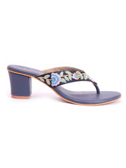 LA SAVIE Women Navy Flats Fashion Sandal