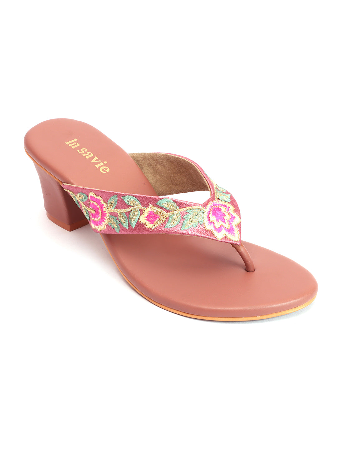 LA SAVIE Women Pink Flats Fashion Sandal