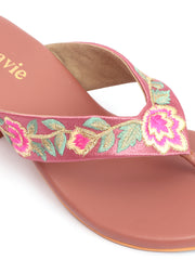 LA SAVIE Women Pink Flats Fashion Sandal