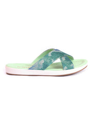 LA SAVIE Women Green Flats Fashion Sandal