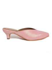 Trends And Trades Kitten Heel Sandal For Women Pink