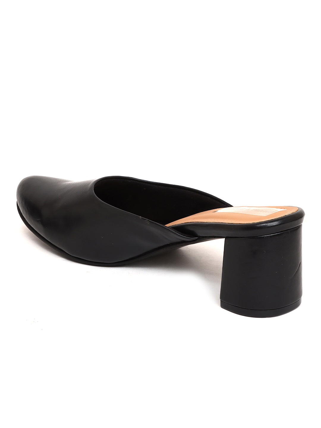 Trends And Trades Block Heel Sandal For Women Black