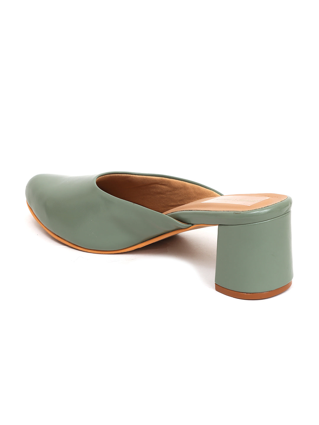 Trends And Trades Block Heel Sandal For Women Green