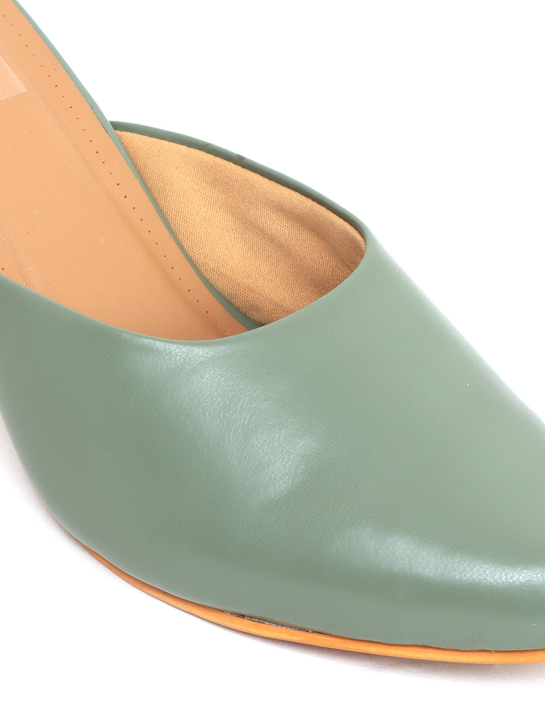 Trends And Trades Block Heel Sandal For Women Green