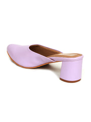 Trends And Trades Block Heel Sandal For Women Purple