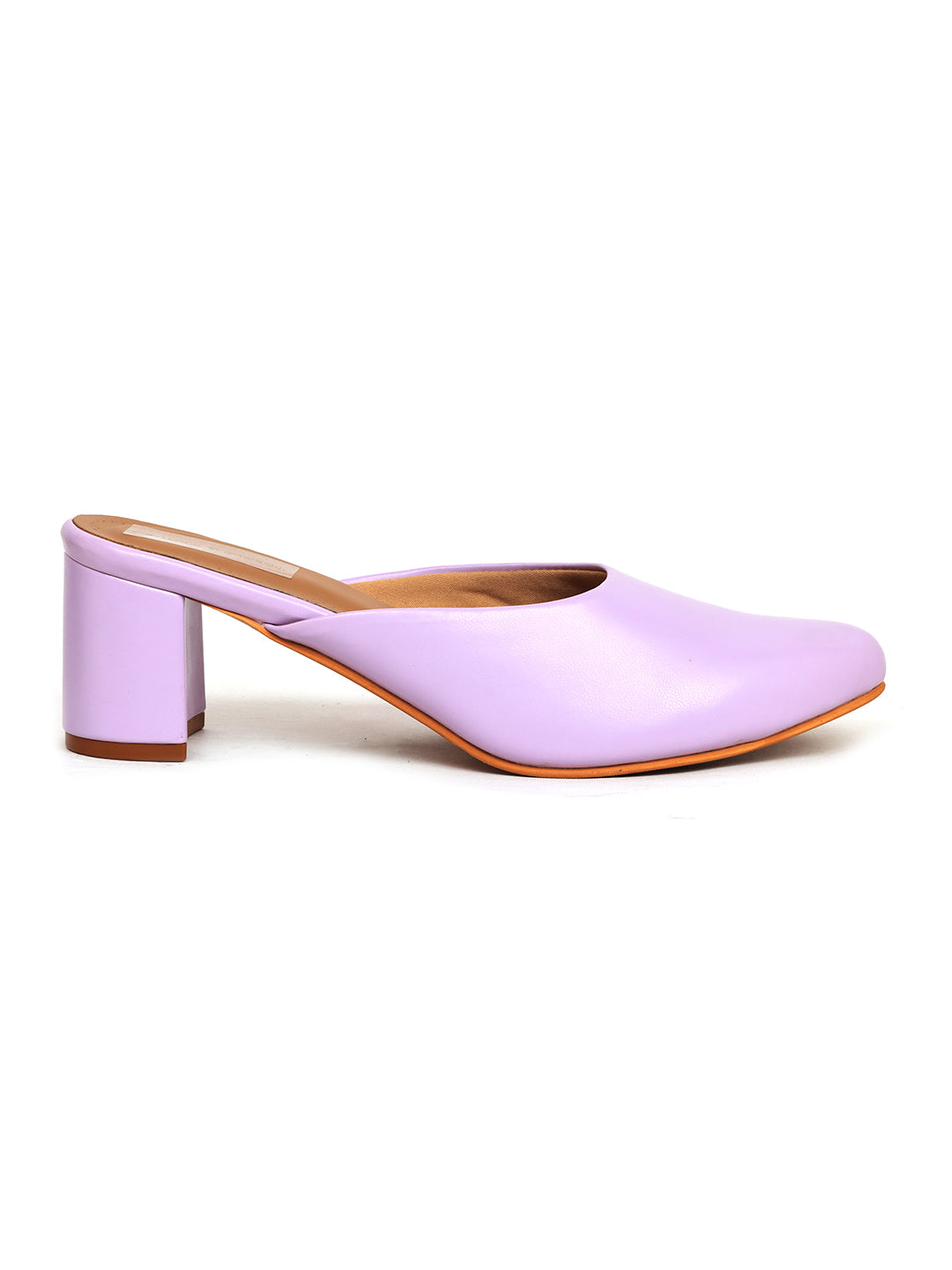 Trends And Trades Block Heel Sandal For Women Purple