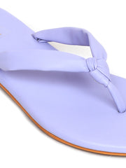 Trends & Trades Self Design Flats Casual Sandal For Women Purple