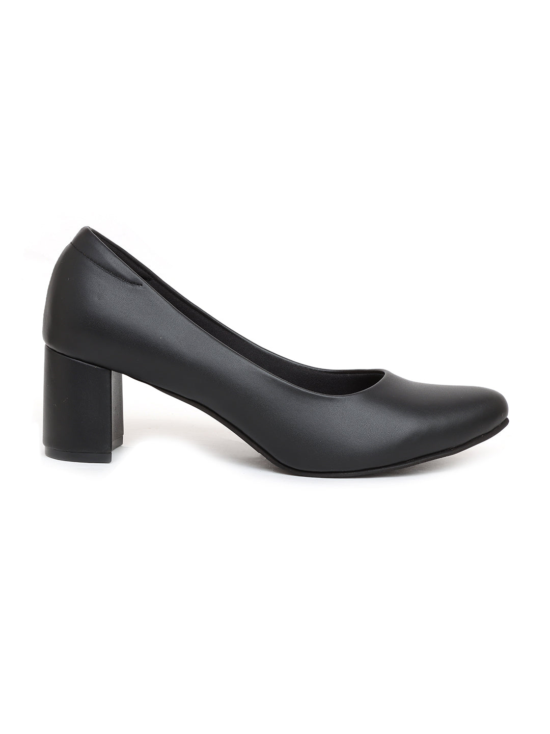 Trends And Trades Block Heel Sandal For Women Black