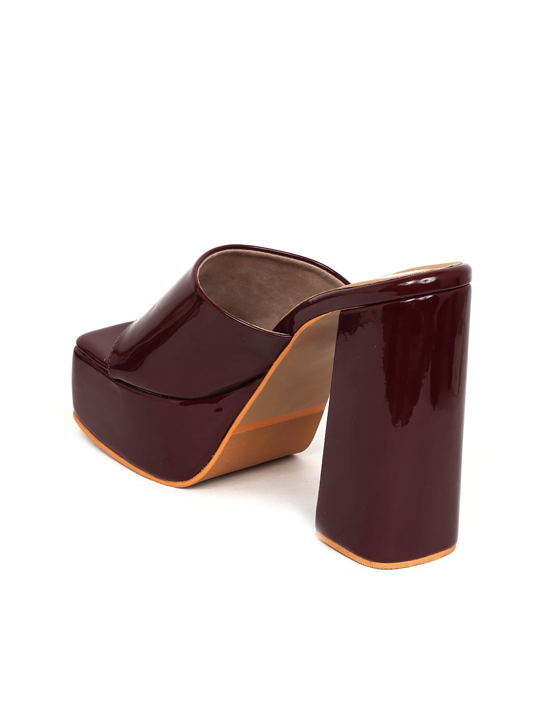 Trends And Trades High Heel Sandal For Women Maroon