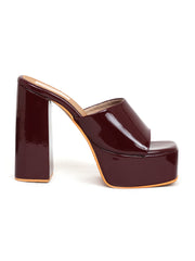 Trends And Trades High Heel Sandal For Women Maroon