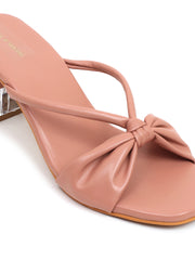 Trends And Trades Block Heel Sandal For Women Pink