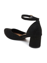 Trends And Trades Block Heel Sandal For Women Black